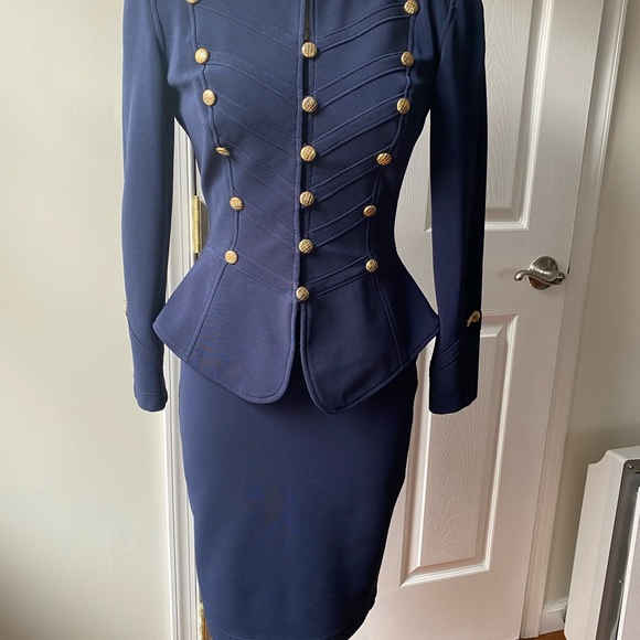 Tadashi Shoji | Other | Tadashi Vintage Navy Suit | Poshmark